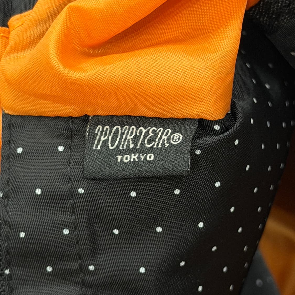 요시다포터 도트 땡땡이 숄더백 토트백 가방 블랙 상품이미지4