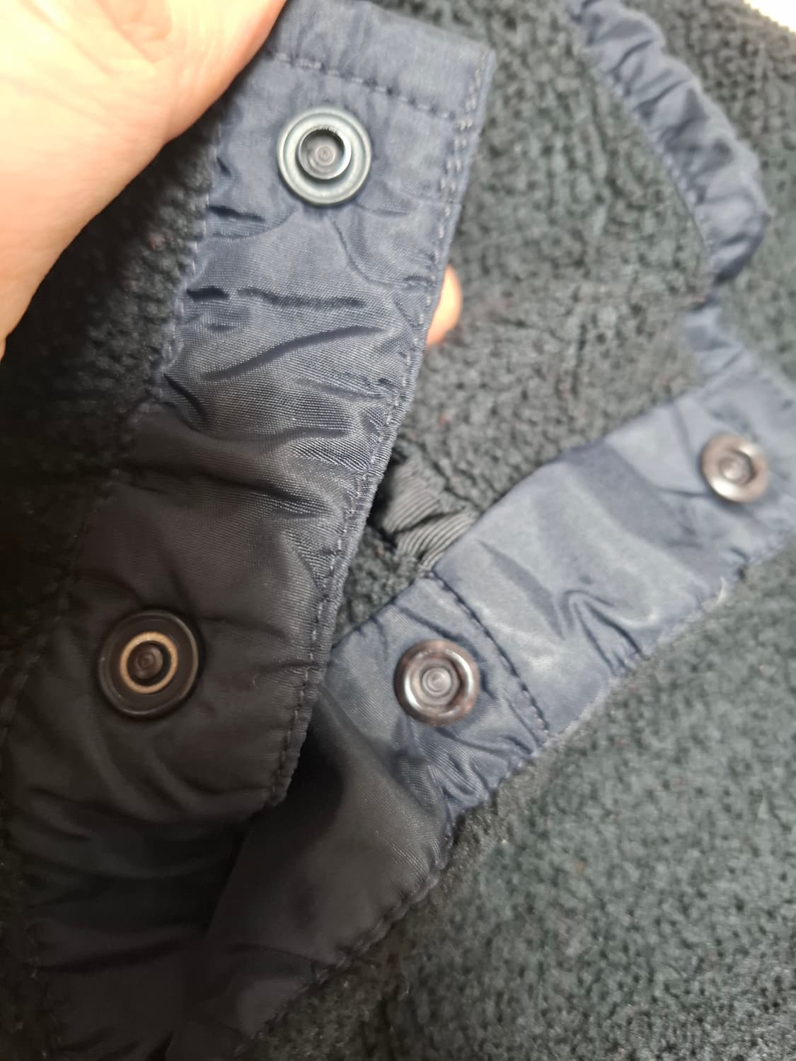 XL 빈티지 파타고니아 신칠라 플리스 풀오버 블랙 상품이미지3