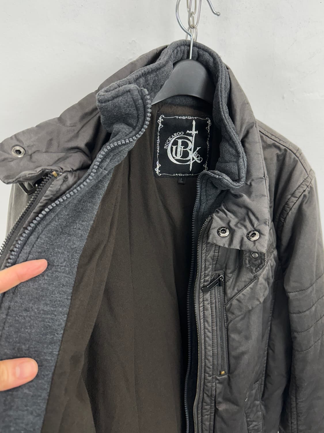 Buckaroo Washed Layered Grunge Jacket 상품이미지10