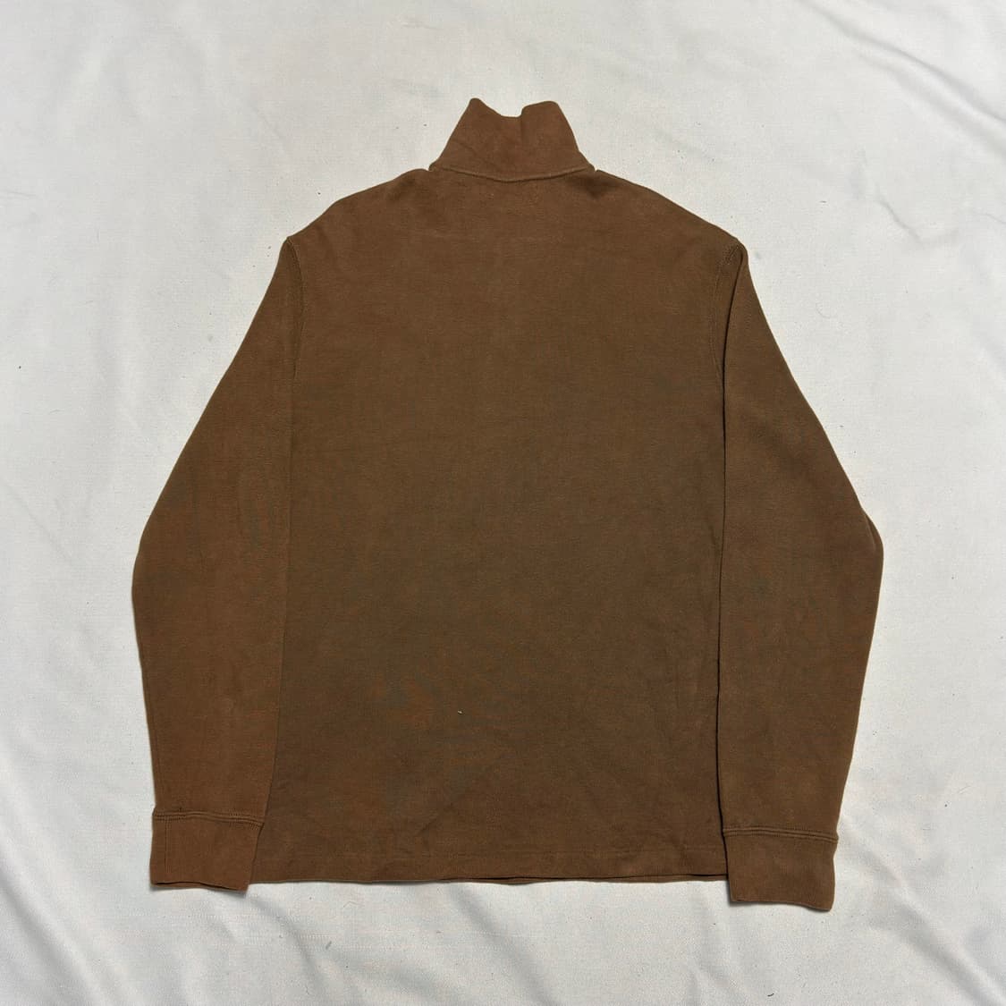 M 폴로랄프로렌 브라운 코튼 반집업 니트 상품이미지3