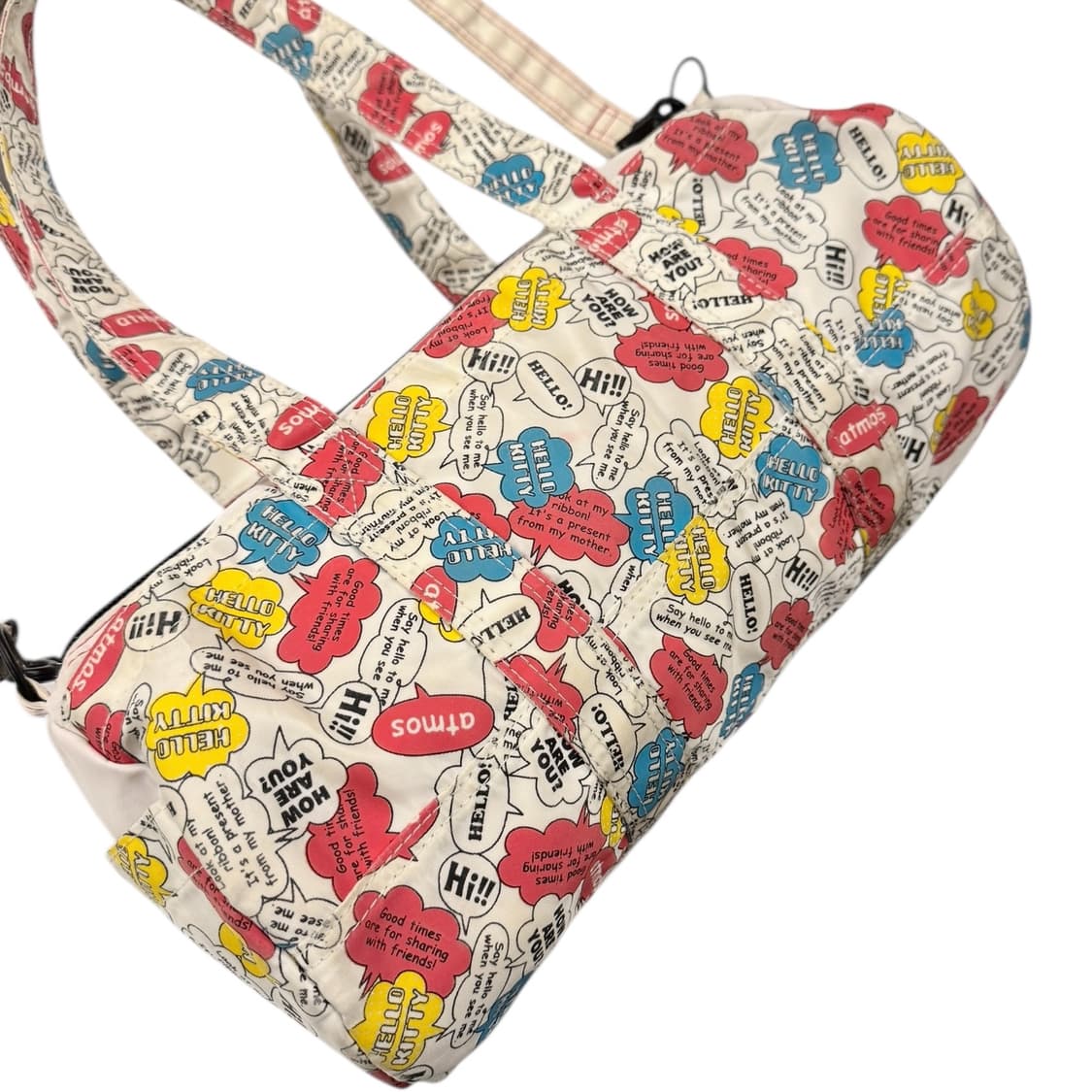 포터 x 아트모스 x 헬로키티 2way 보스턴백 아이보리 상품이미지5