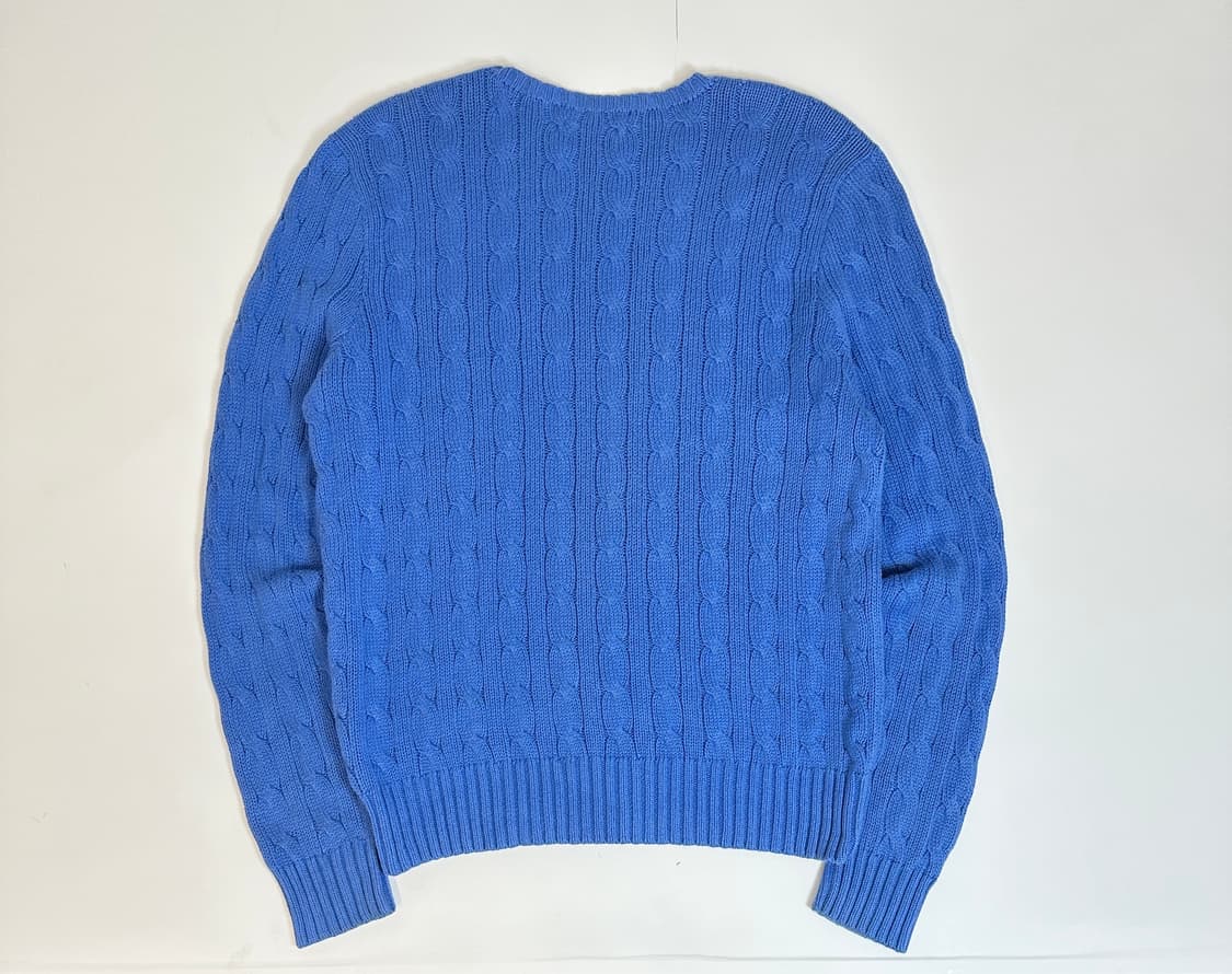 Polo 폴로 랄프로렌 피미코튼 케이블 니트 XL 상품이미지3