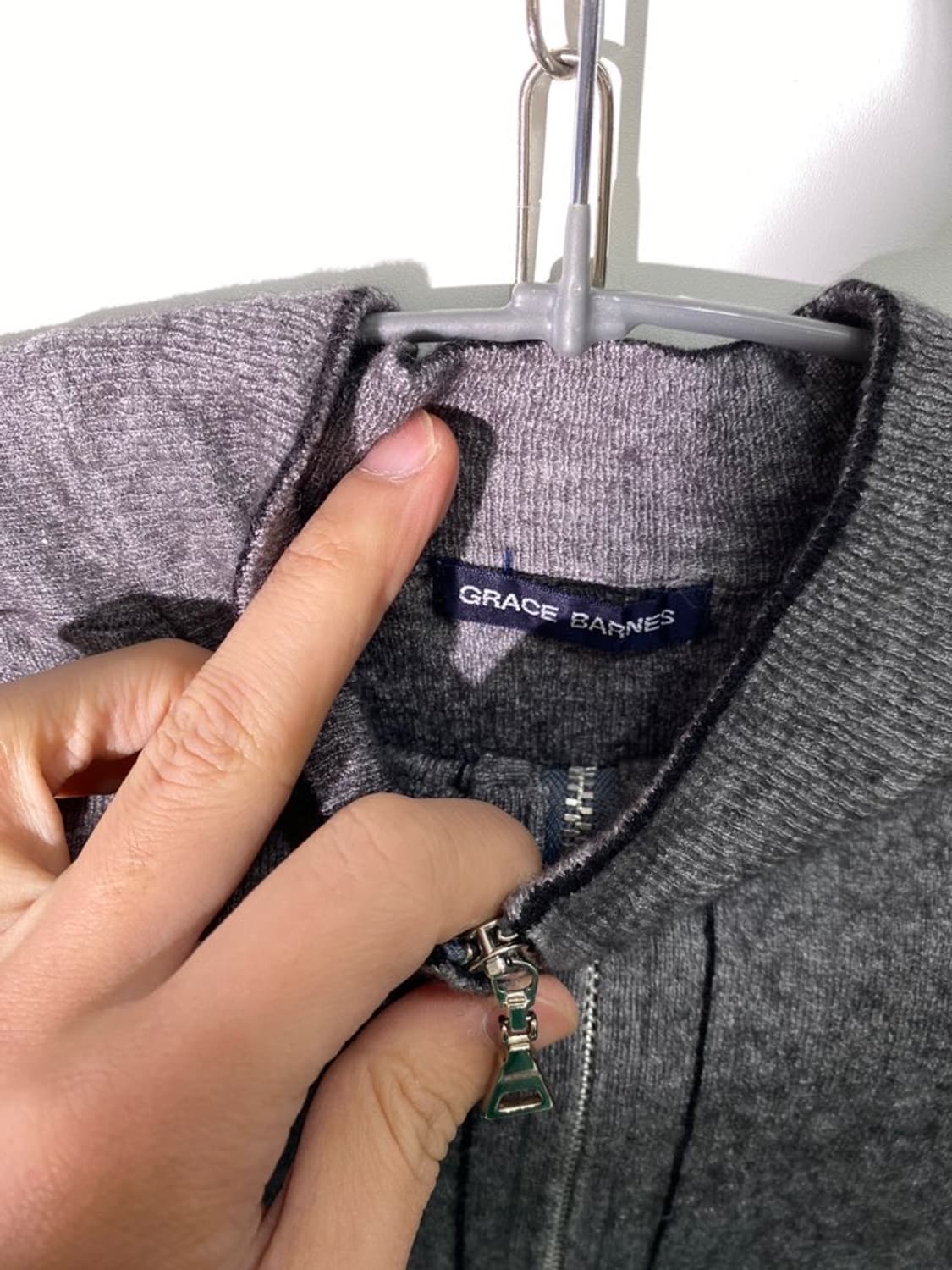 grace barnes 니트 집업 상품이미지3