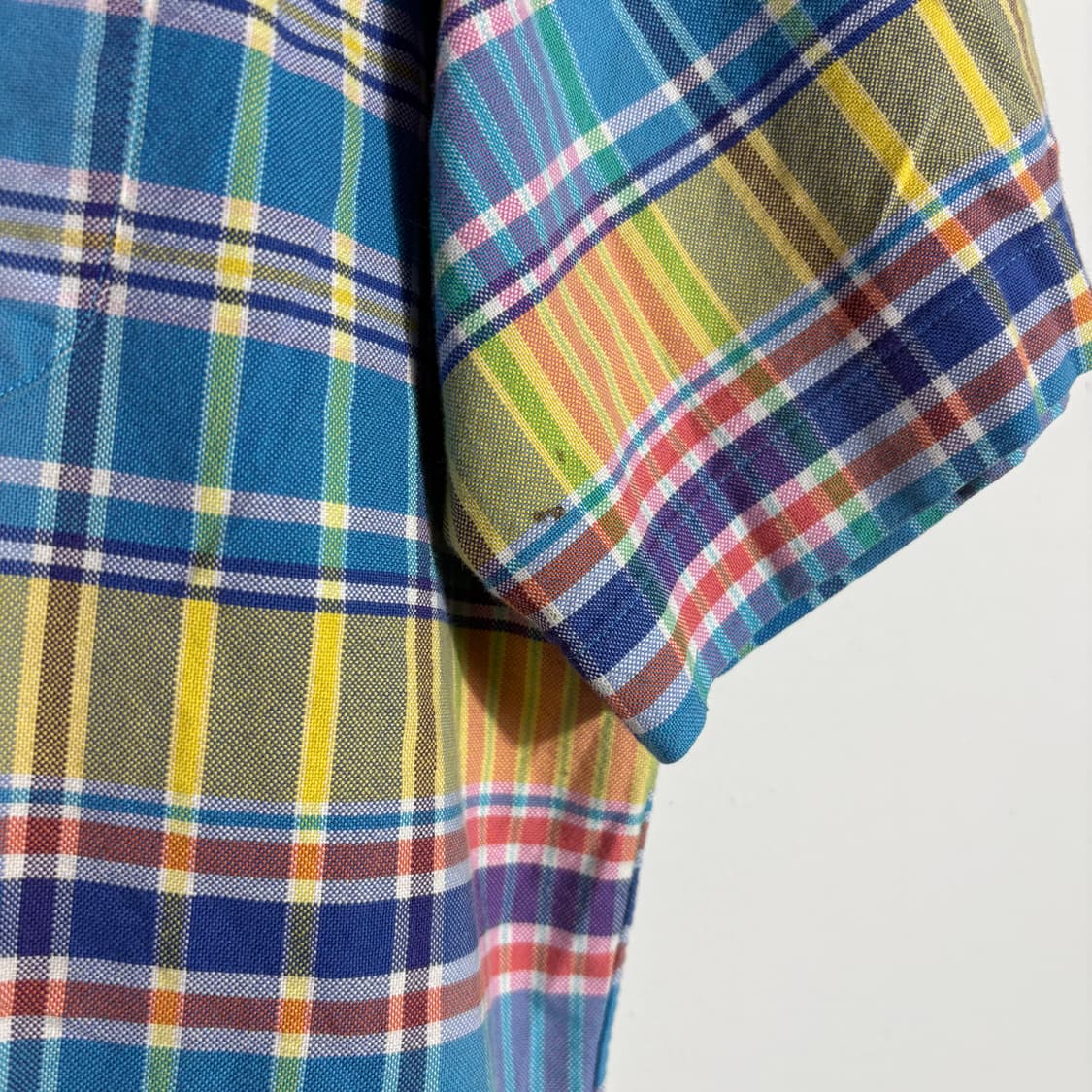 폴로 랄프로렌 멀티 컬러 체크 반팔 셔츠 (무료배송) 상품이미지3