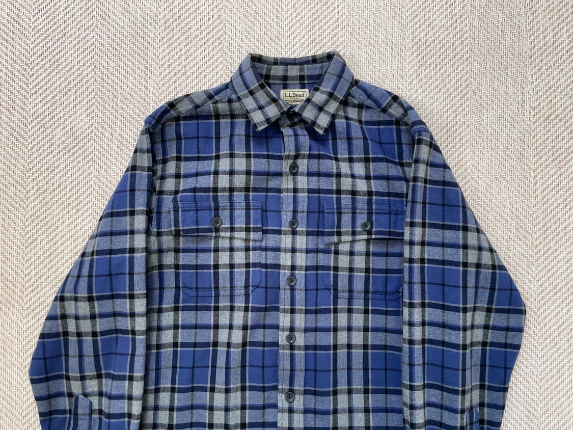 L.l bean 엘엘빈 플란넬 체크 셔츠  J04222 상품이미지3