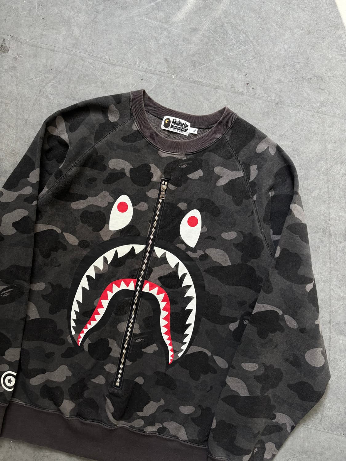 Bape 베이프 시티 카모 샤크 크루넥 스웻셔츠 상품이미지4