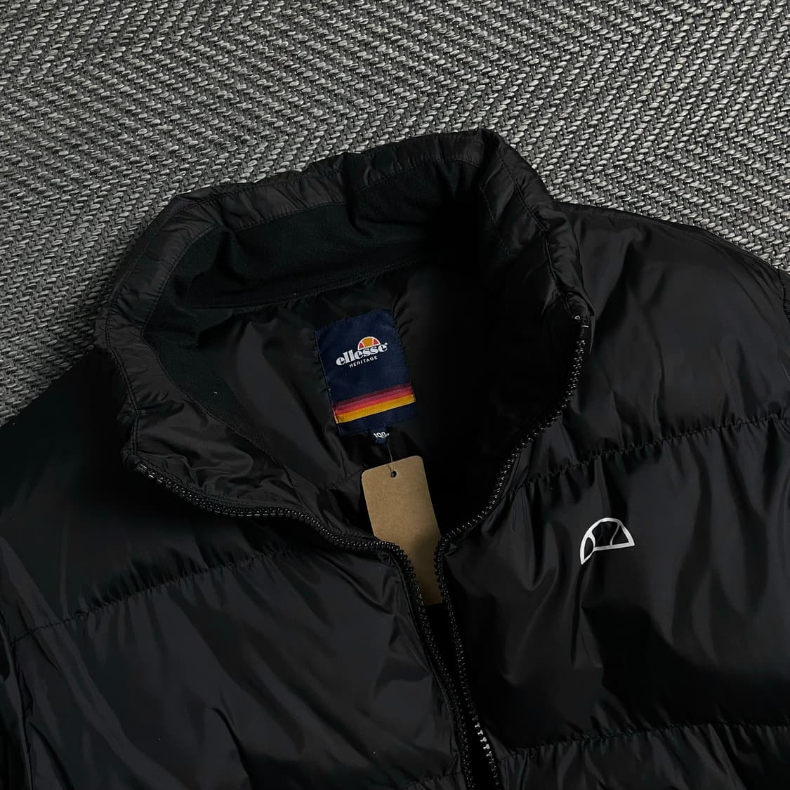 엘레쎄 USA 오리지날 로고 다운 푸퍼 패 딩 블랙o 4699 상품이미지6