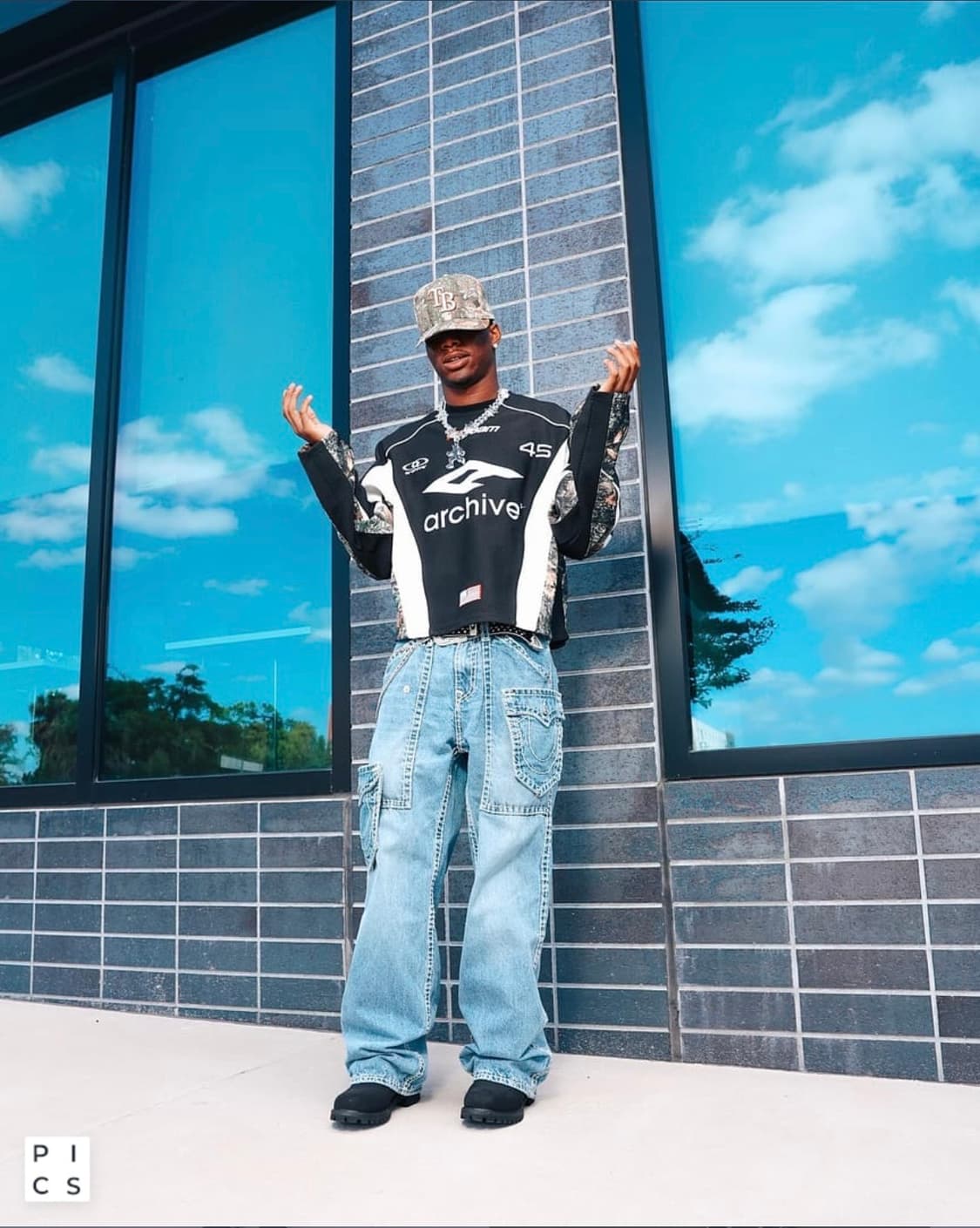 블랙 롱슬리브 탑 (하키져지) 해외직구 상품 상품이미지2