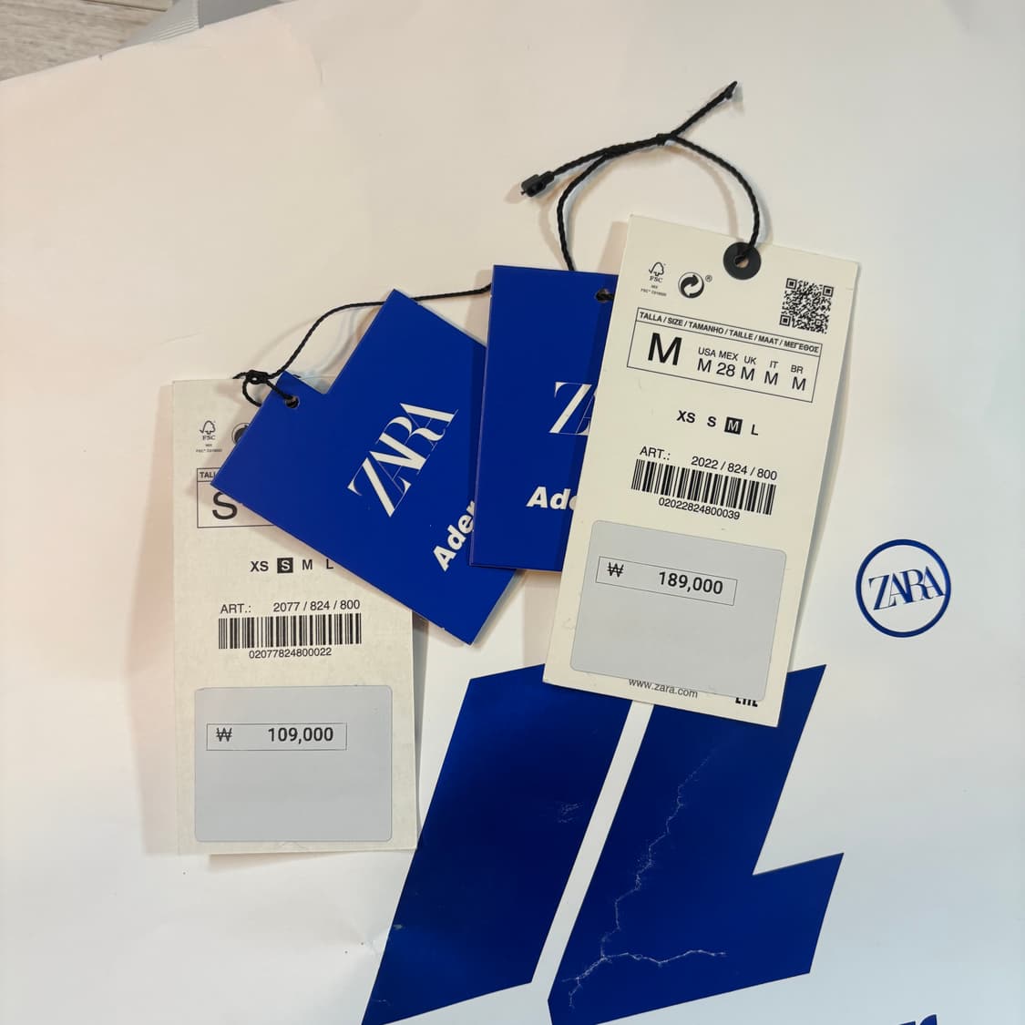 자라 아더에러 스티치 셋업 상품이미지6