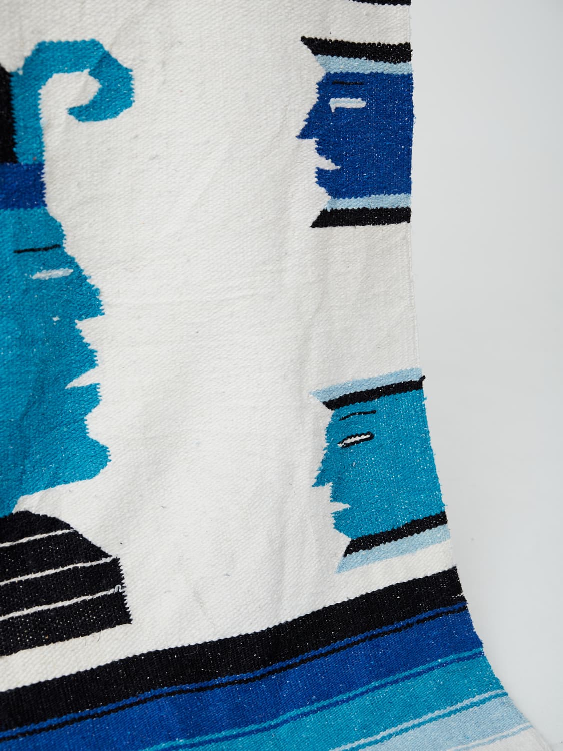 Vintage Mexican rug(aztec_blue) 상품이미지3