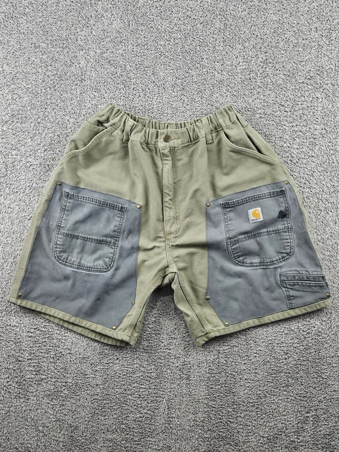 칼하트 밴딩 더블니 커스텀 워크 카펜터 반바지 ( 40" )/ 11492 상품이미지3