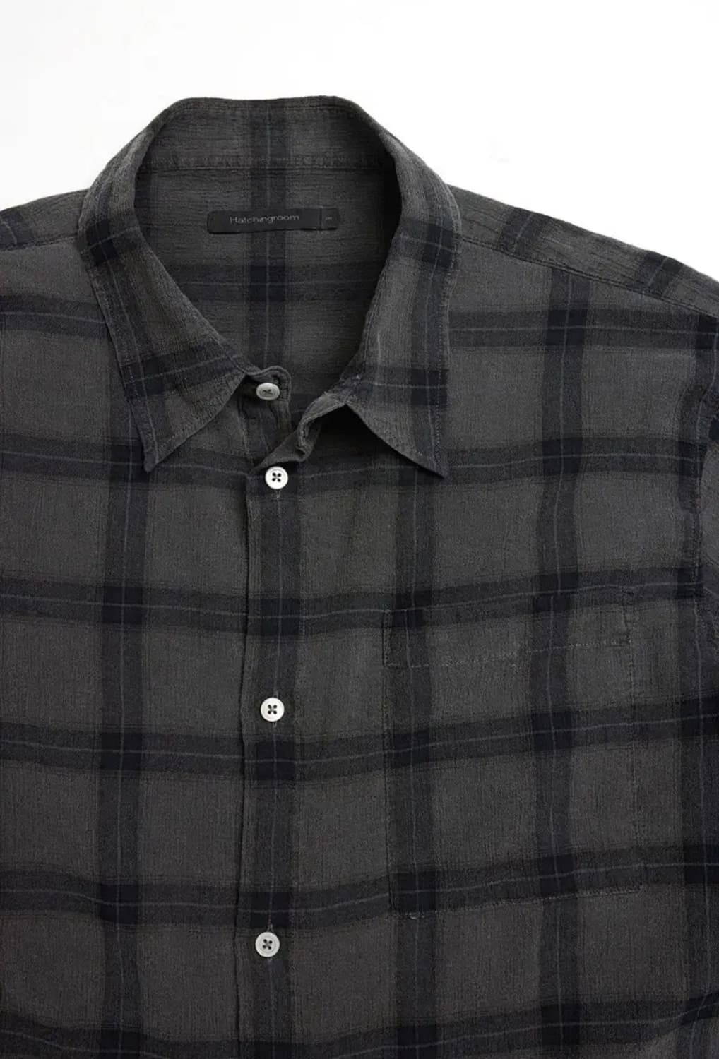 해칭룸 Regular shirt over dyed check 상품이미지2