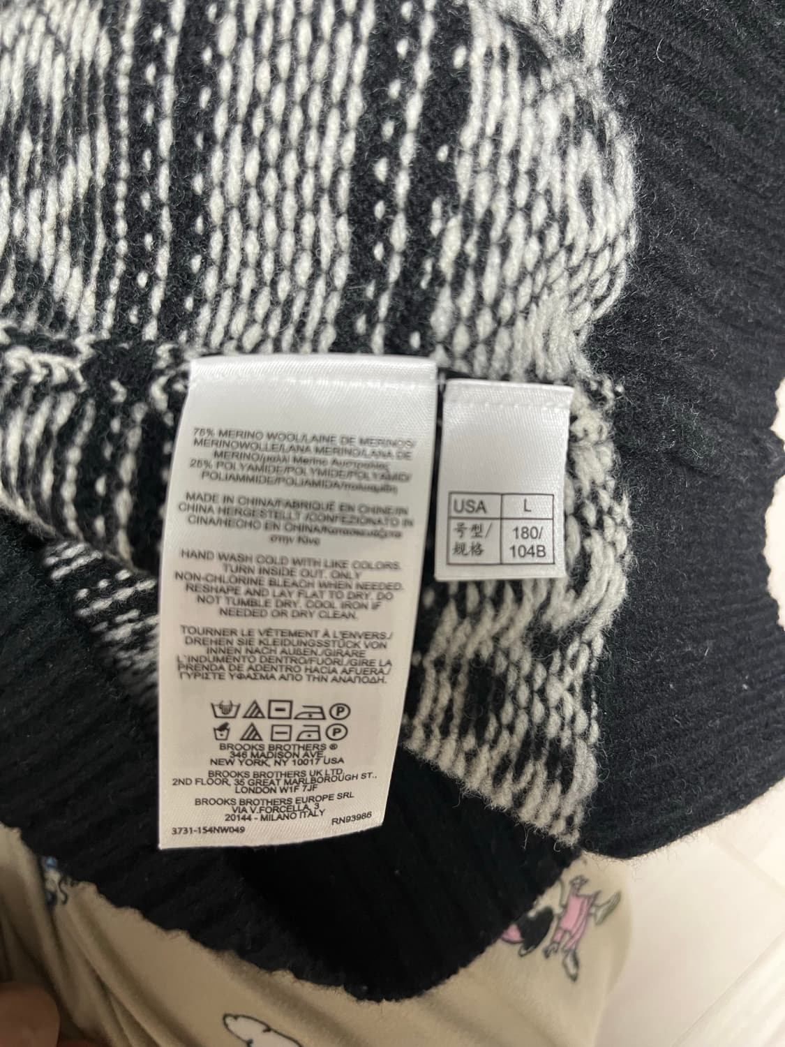 브룩스브라더스 노르딕 니트 Size L 상품이미지4