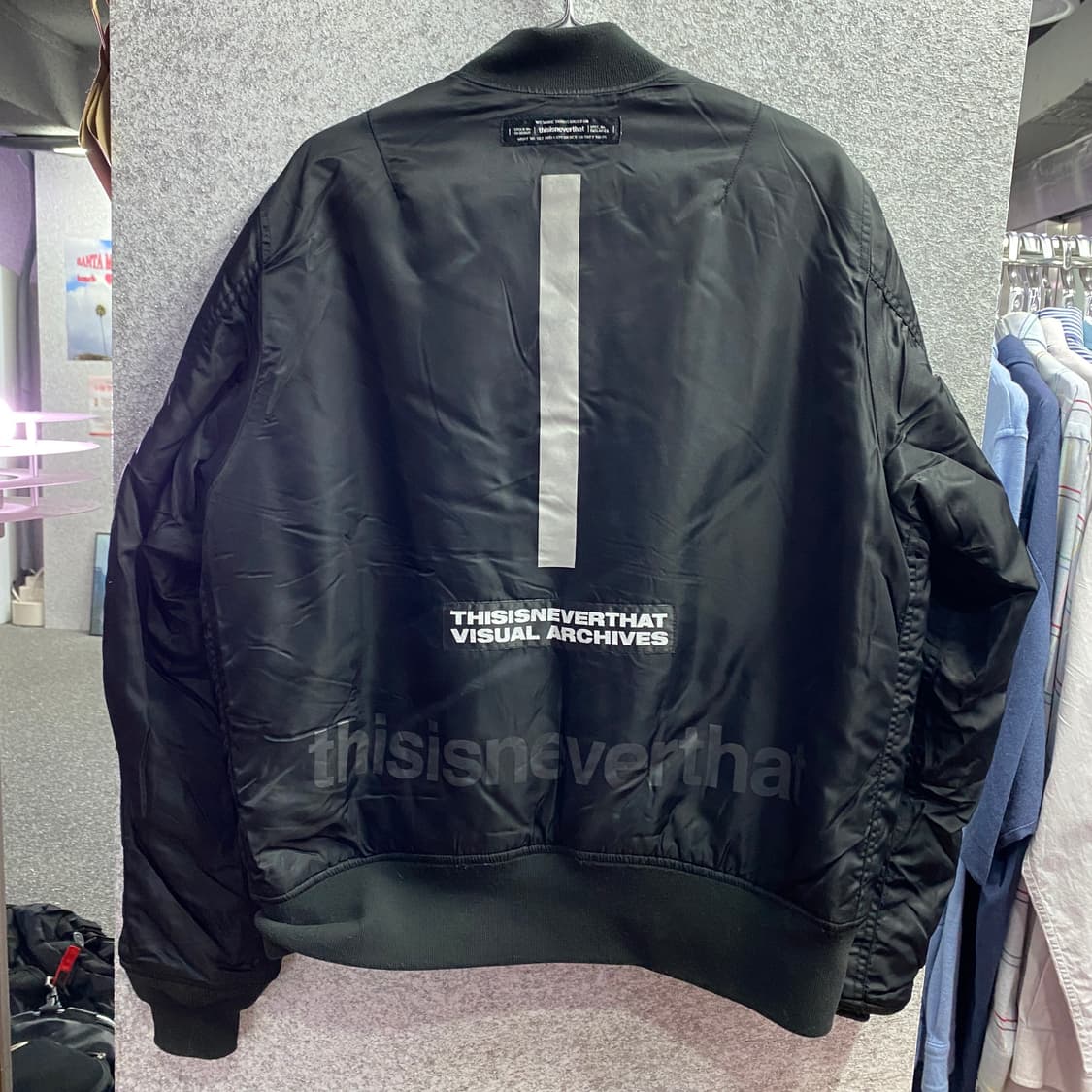 디스이즈네버댓 MA-1 블랙 항공점퍼 B4073 상품이미지7