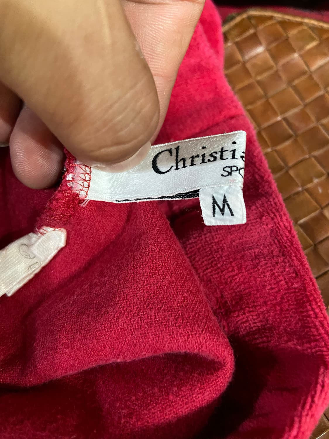 90s Christian Dior 크리스찬 디올 테리 원단 팬츠 상품이미지4