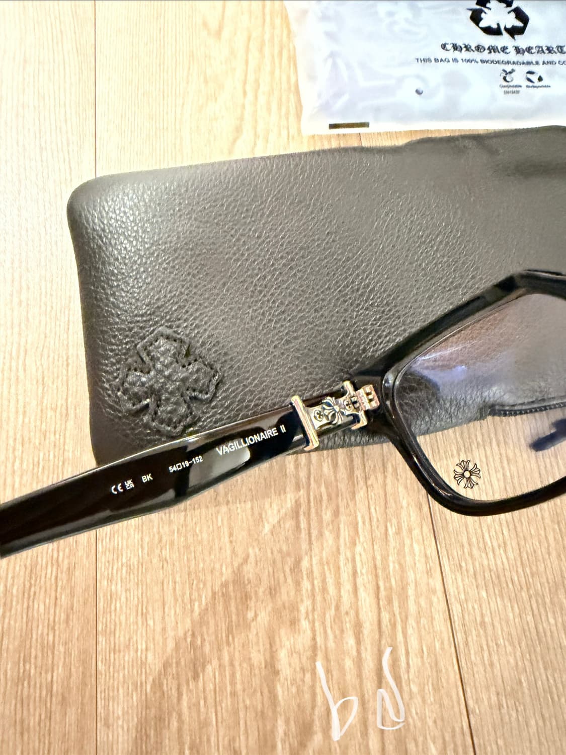 크롬하츠 바질리오네어2 안경 블랙 실버 새상품 상품이미지9