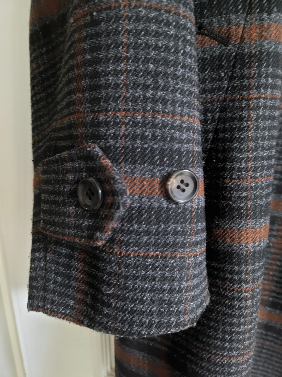 저널스탠다드 울 체크 코트 L 상품이미지4