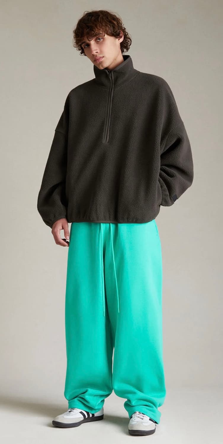 피어오브갓 에센셜 하프집 플리스 상품이미지2