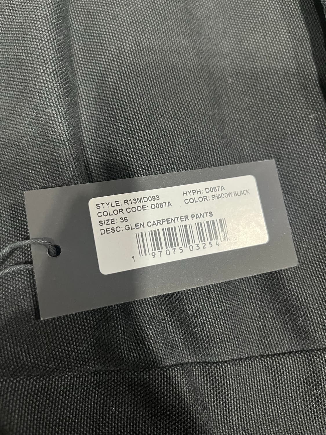 R13 glen carpenter pants 36사이즈 상품이미지8