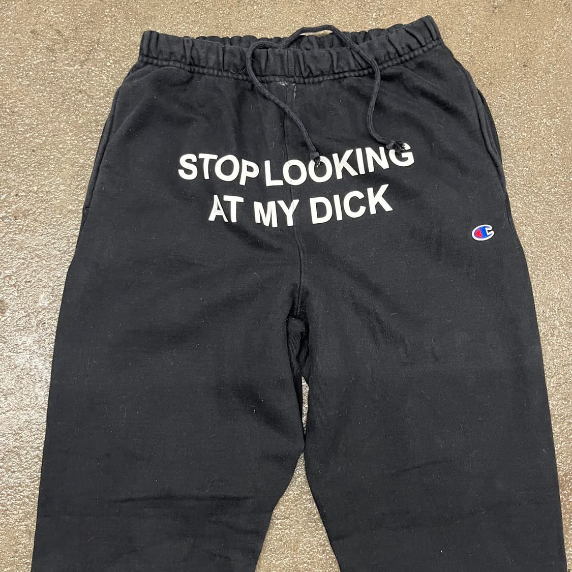 Champion Pizzaslime 레터링 스웻 팬츠 (M) 상품이미지1