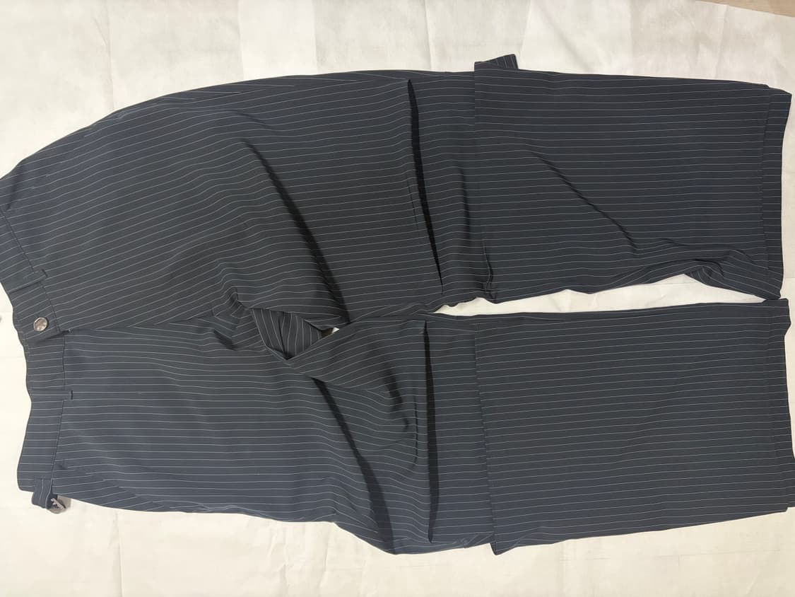 해칭룸 아머 팬츠 스트라이프 네이비 3사이즈 상품이미지4