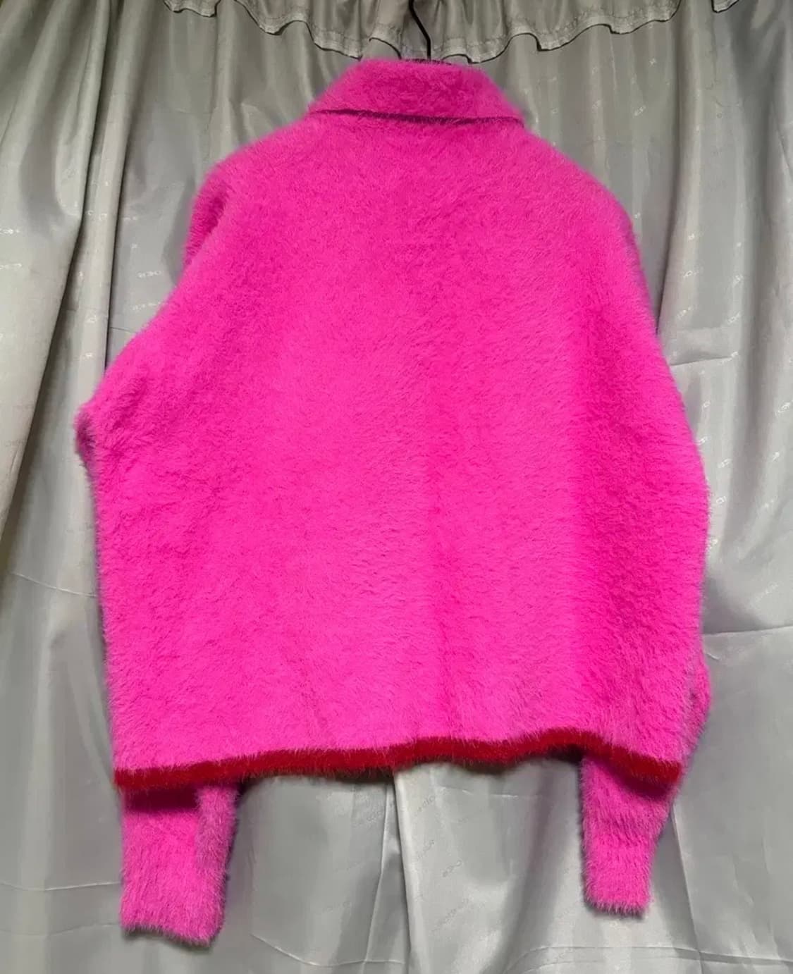 자크뮈스 르 폴로 네베 핑크 반집업 상품이미지2