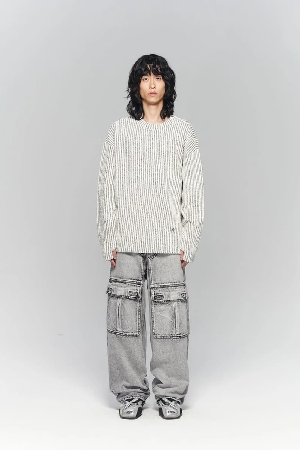 메종미네드 사이드버튼 더블 니트 PN6449 상품이미지2