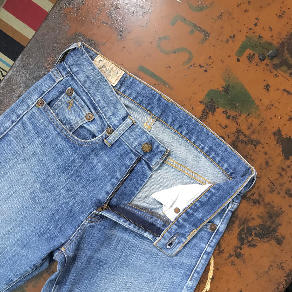 폴로랄프로렌 연청 부츠컷 데님 팬츠 허리 29 사이즈  상품이미지5