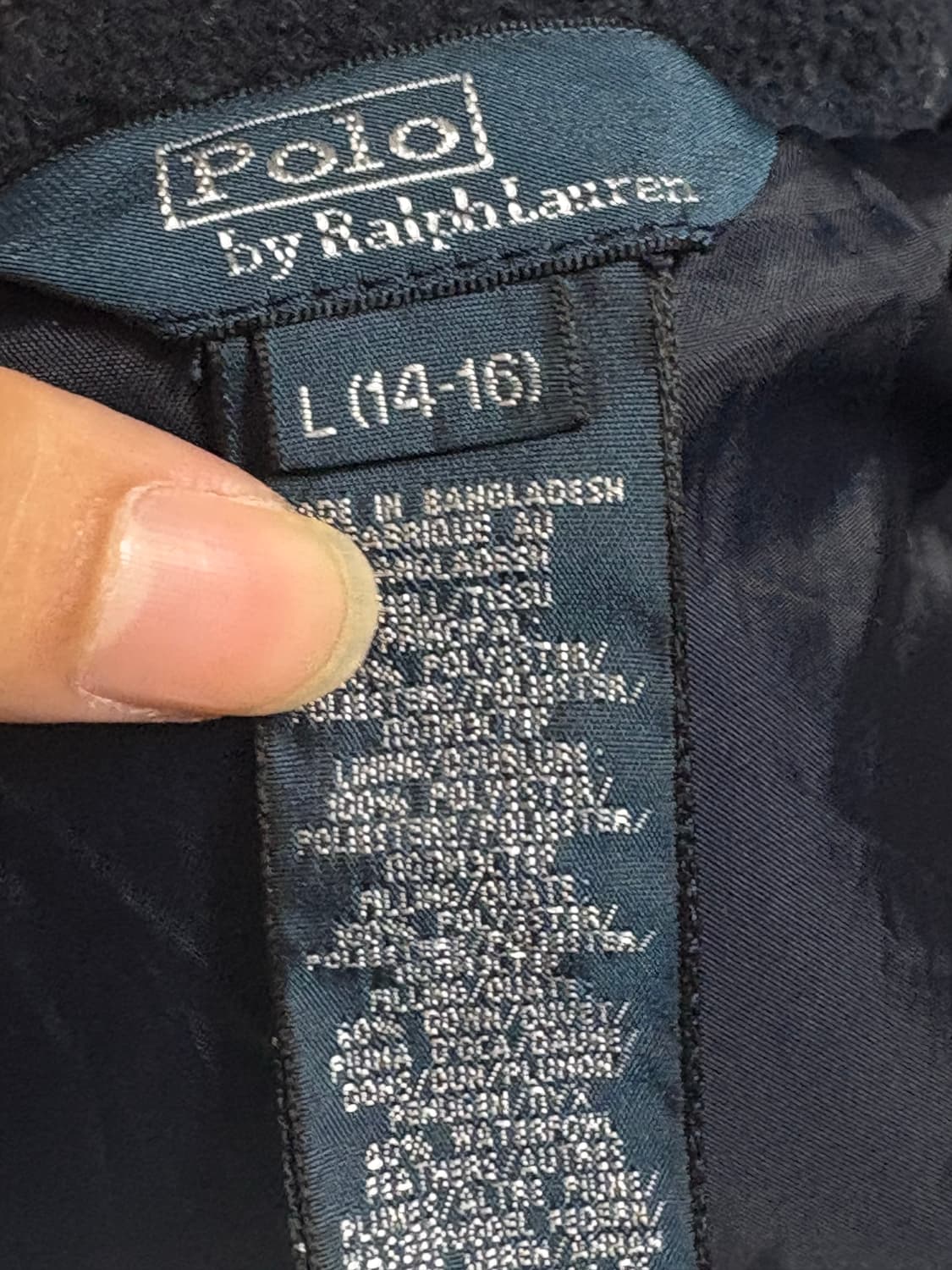 폴로 빅포니 패딩 레드 상품이미지2