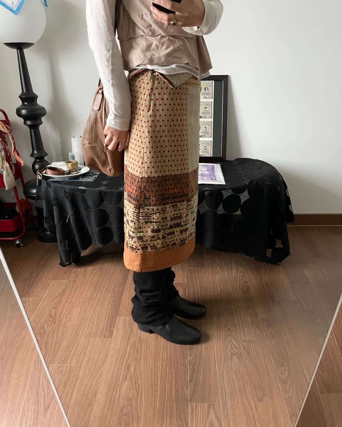 patterned skirt 상품이미지4