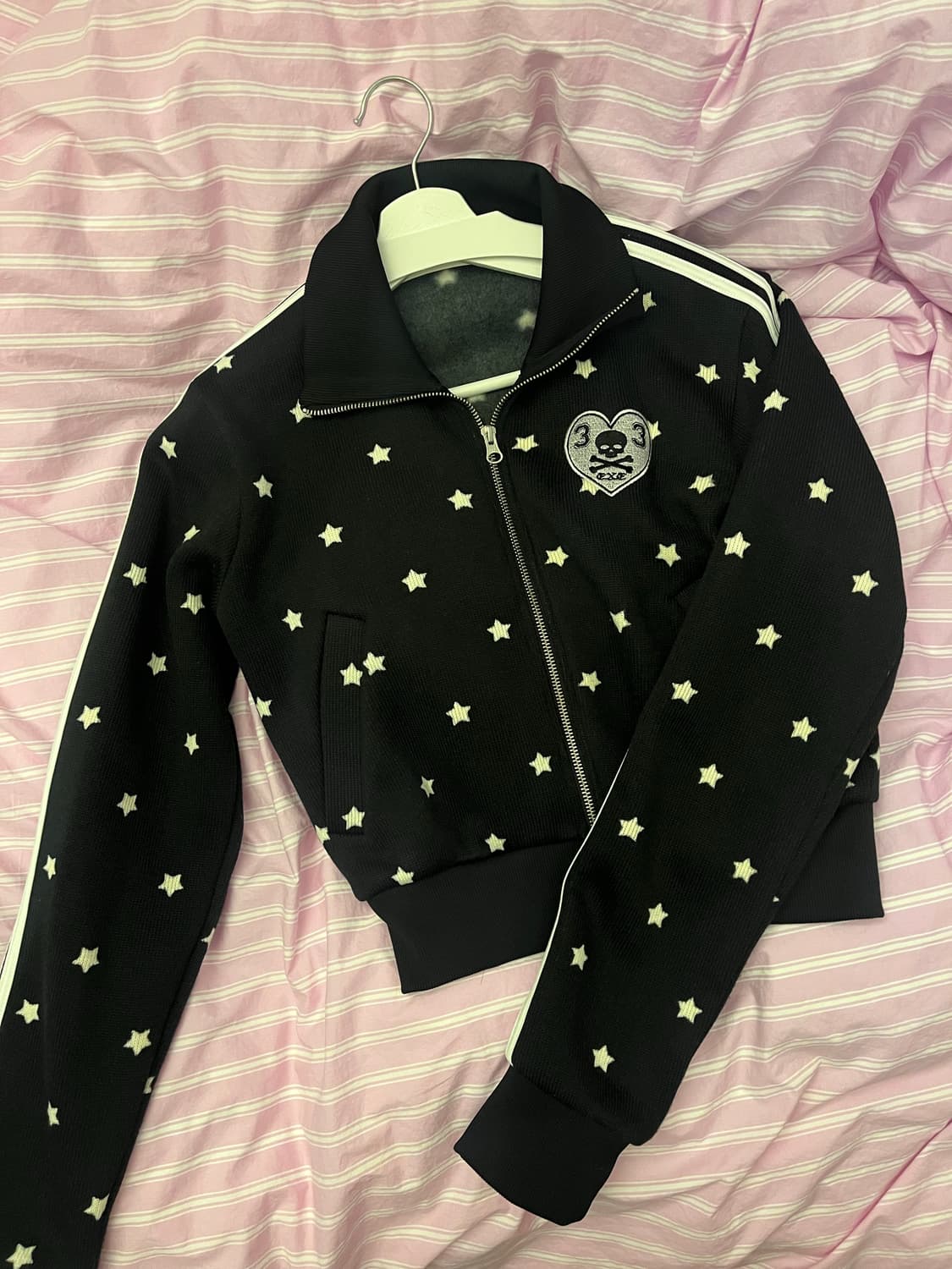 셋업이엑스이 STAR SPORTY ZIP-UP / BLACK 상품이미지4