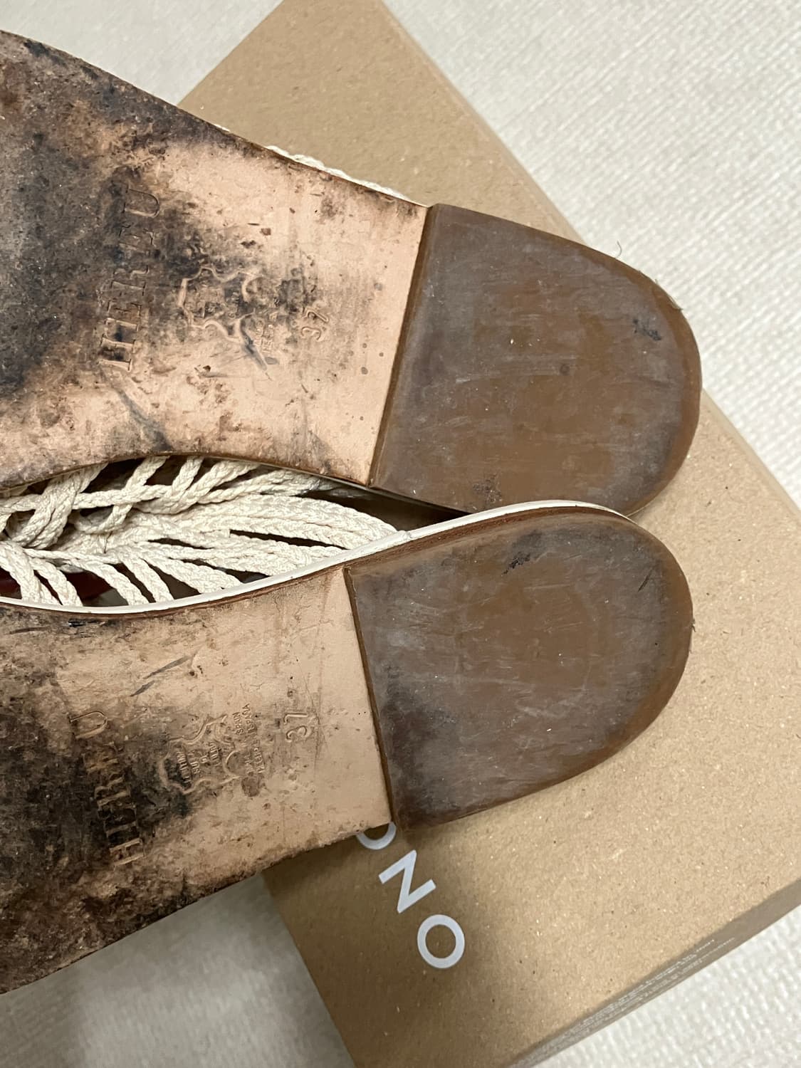 헤레우 hereu 캔버스 슬라이드 샌들 슬리퍼 37 상품이미지6