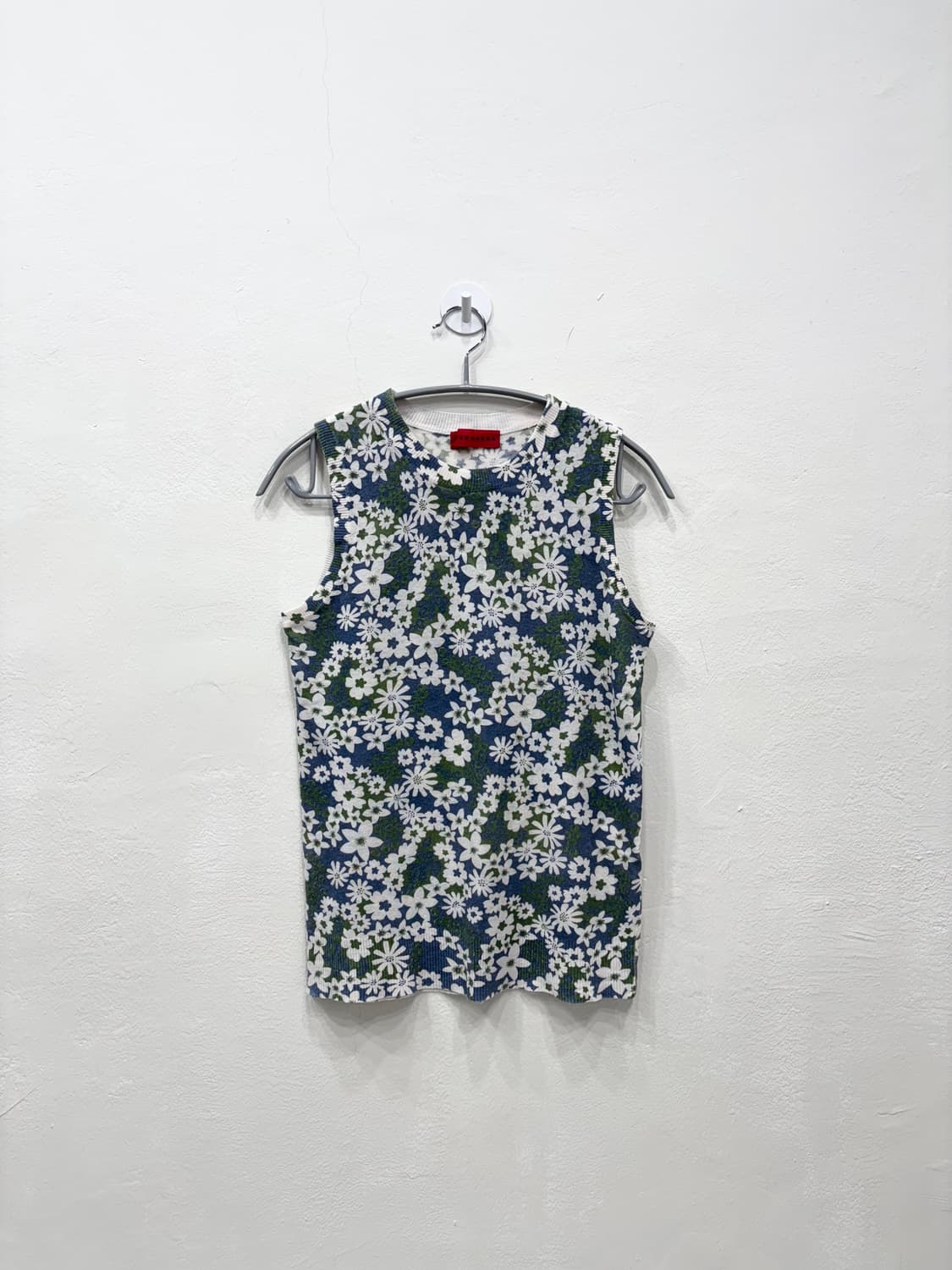 Super Hakka 플라워패턴 슬리브리스 상품이미지1