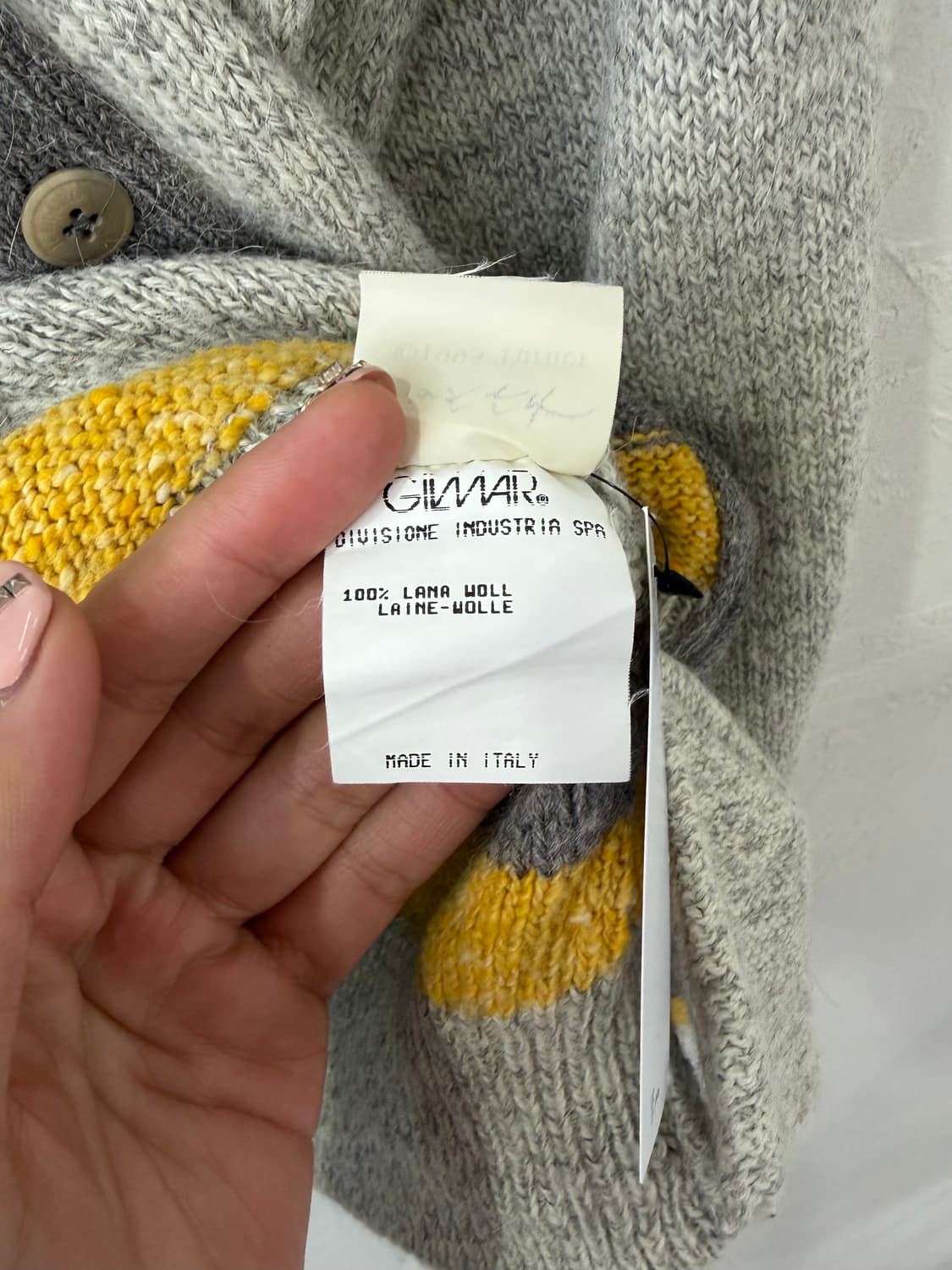 1995 아이스버그 x 톰&제리 울 니트 가디건 상품이미지6