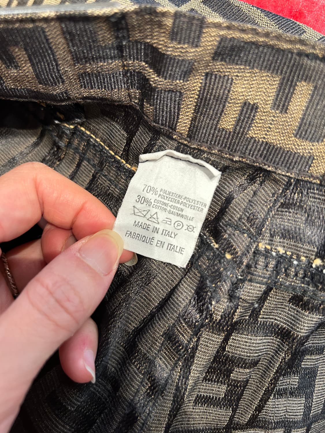 FENDI 펜디 90's FF 자카드 팬츠 상품이미지10