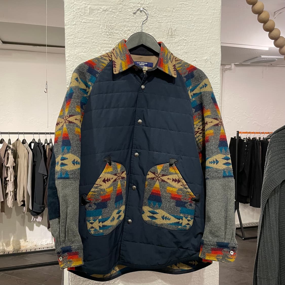 준야와타나베 맨 22aw 펜들턴 패딩 셔츠 상품이미지1