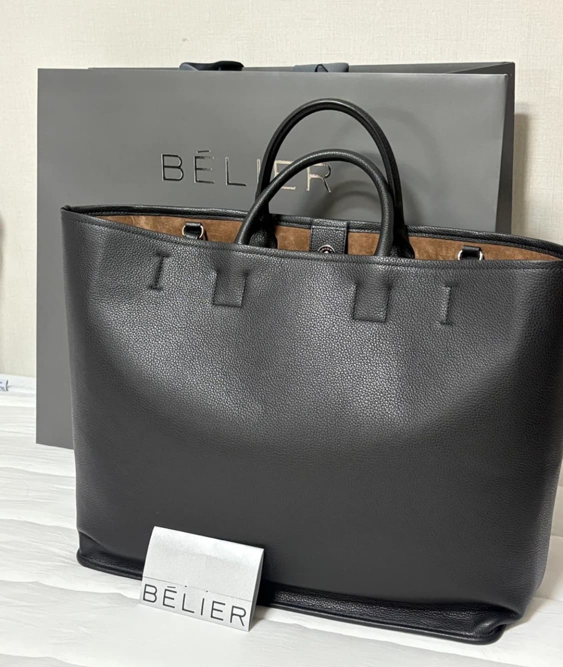 [벨리에/토트백] 가죽 토트백 모델명 케빈 상품이미지1