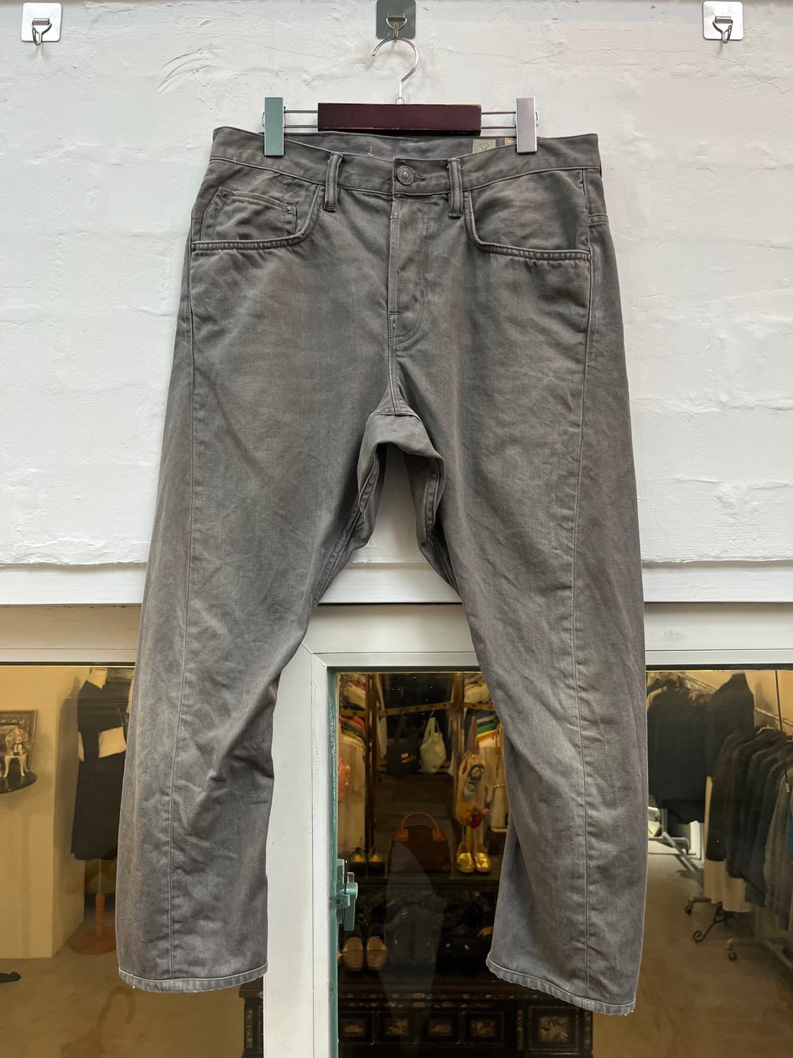 Allsaints 데님 커브드 팬츠 W32 상품이미지1