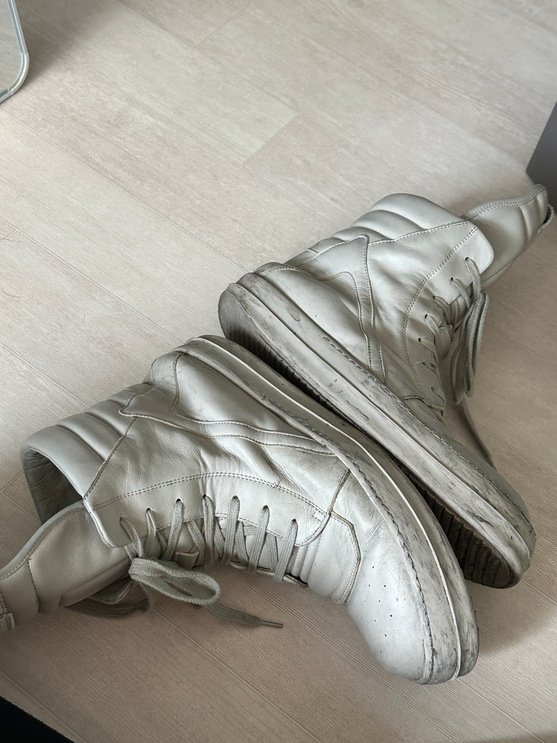 릭오웬스 지오바스켓 밀크 43 팝니다 상품이미지6