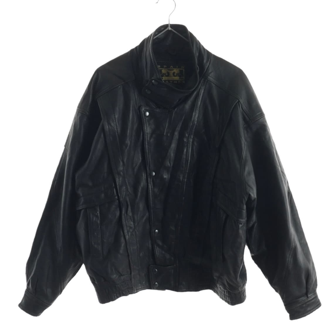 빈티지 레더 봄버 자켓 상품이미지1