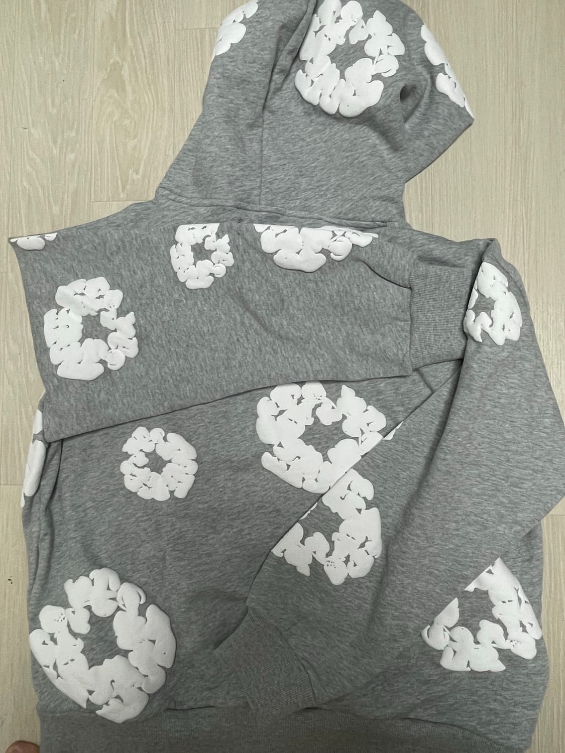 데님티어스 후드 그레이s 상품이미지3