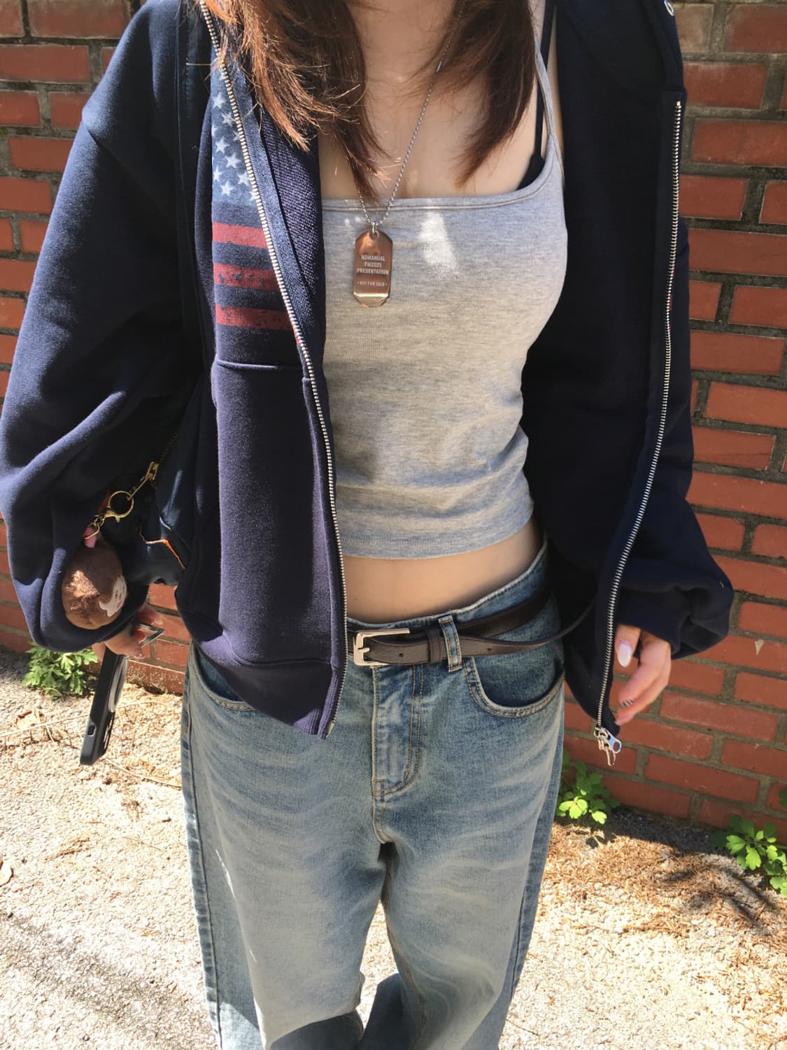 아워캐비넷 old glory over zip up 상품이미지2