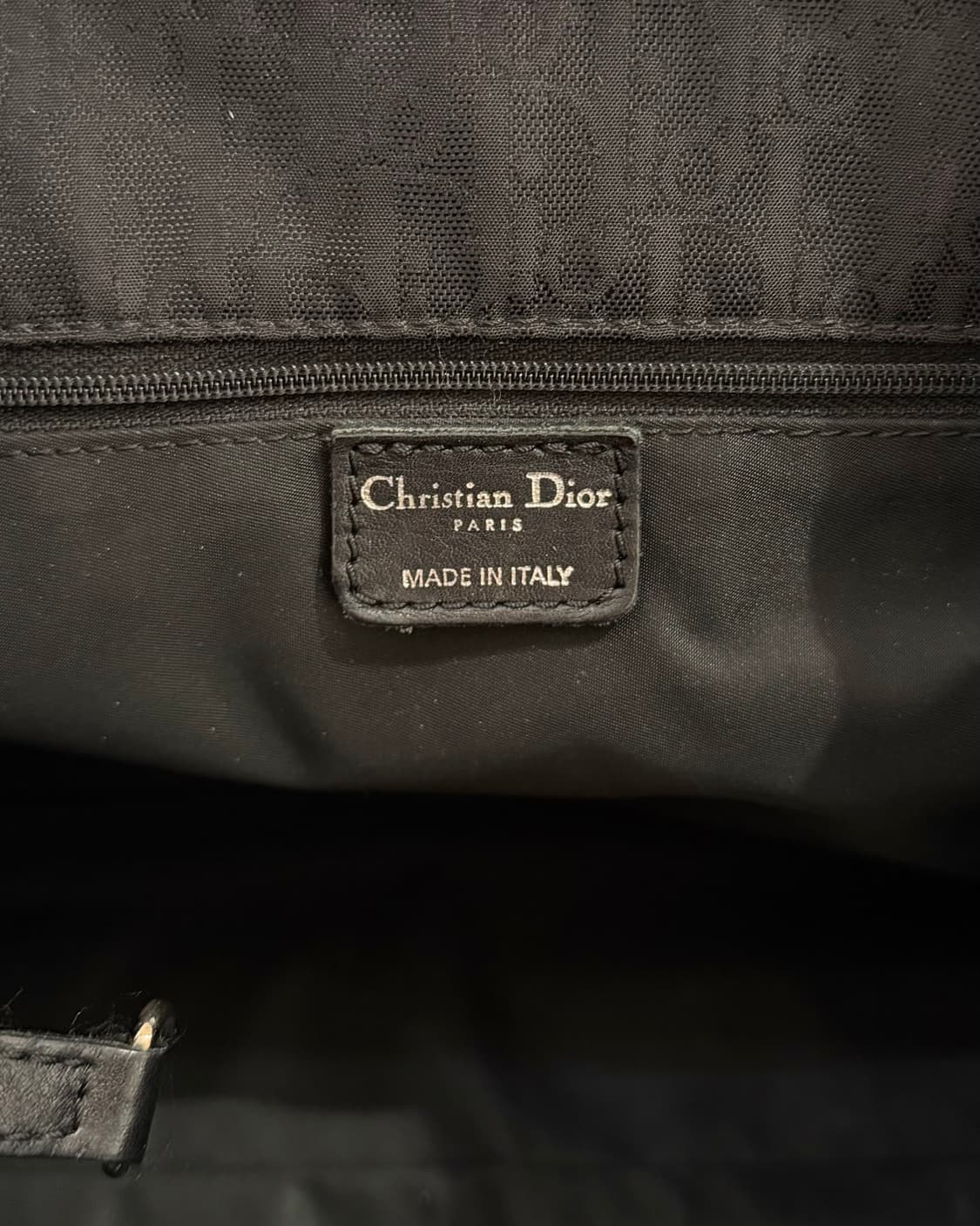 디올 블랙 트로터 패턴 나일론 로맨틱 토트백 상품이미지7