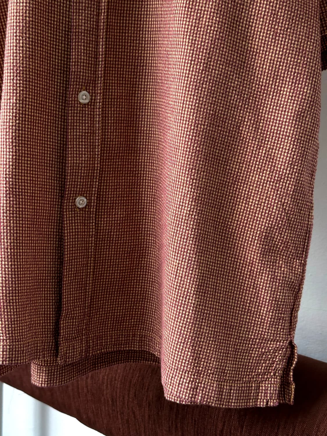 Natural sucker fabric H/S shirt 상품이미지3