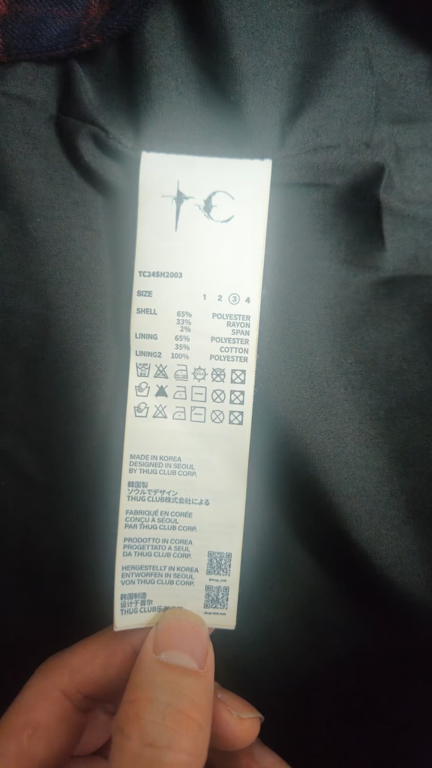 떠그클럽 아랍 소드 플란넬 셔츠 레드 사이즈3 상품이미지6