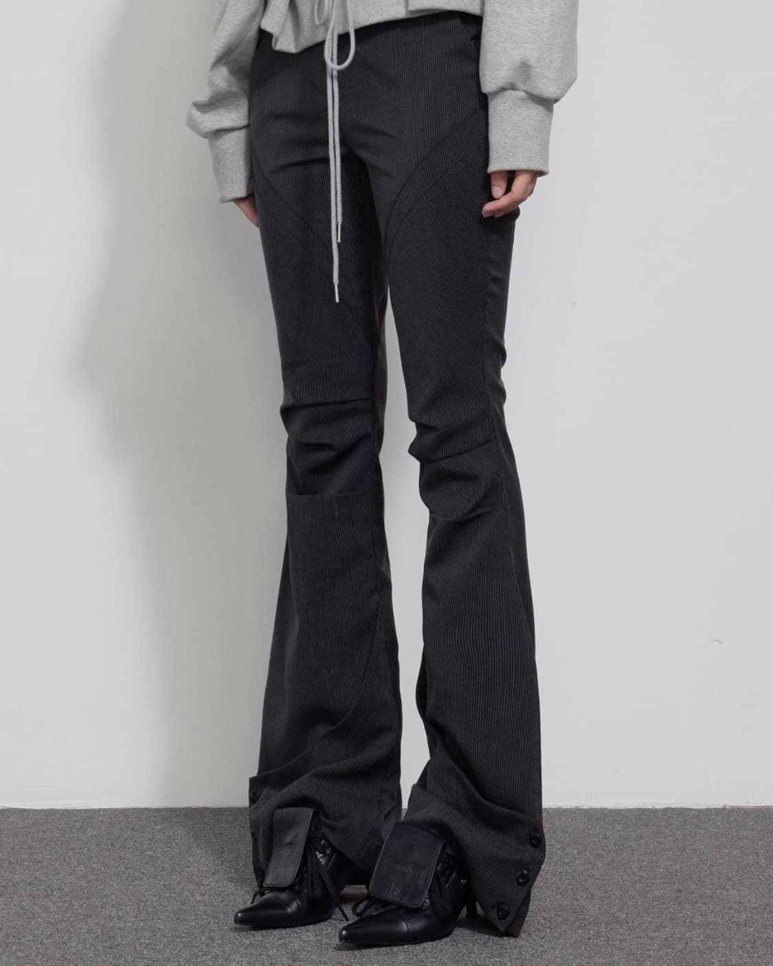 [새상품] 보헤미안서울 라인 부츠컷 팬츠 스트라이프 상품이미지2