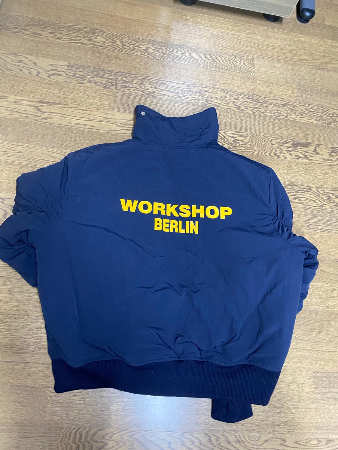 워크샵 베를린 블루종 봄버 하이넥 네이비 os 보세  상품이미지1