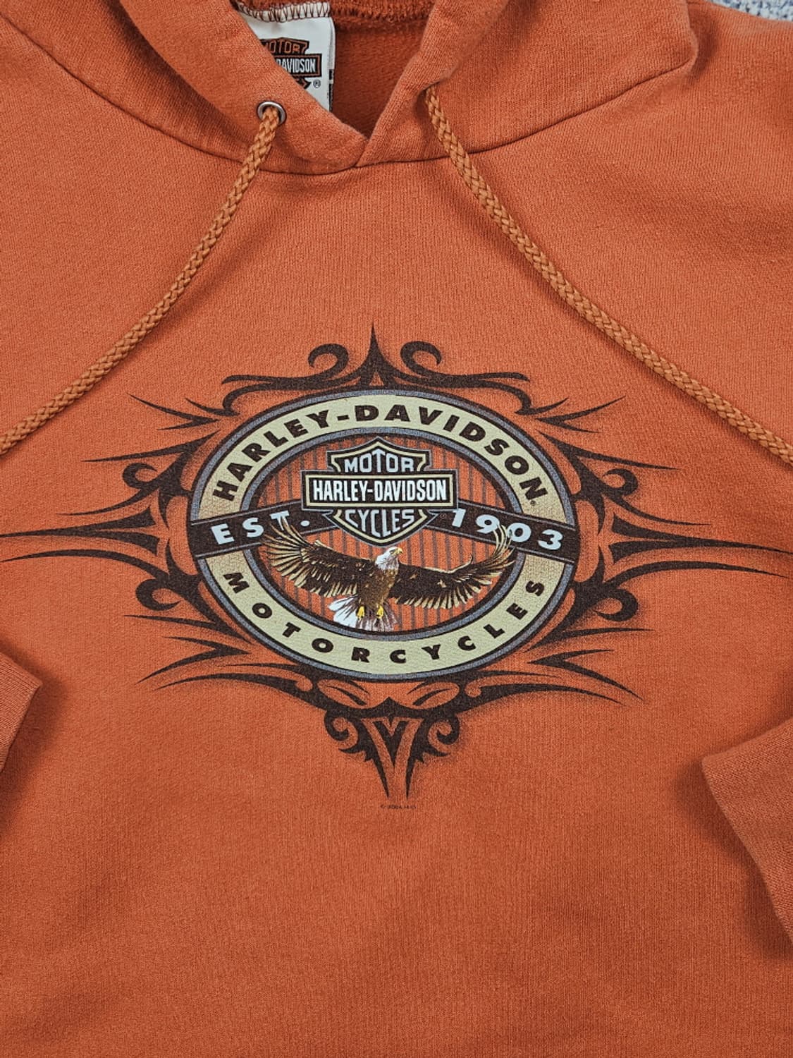 할리데이비슨 제시제임슨 페이드프린팅 후드 티셔츠 ( L ) / 10156 상품이미지6