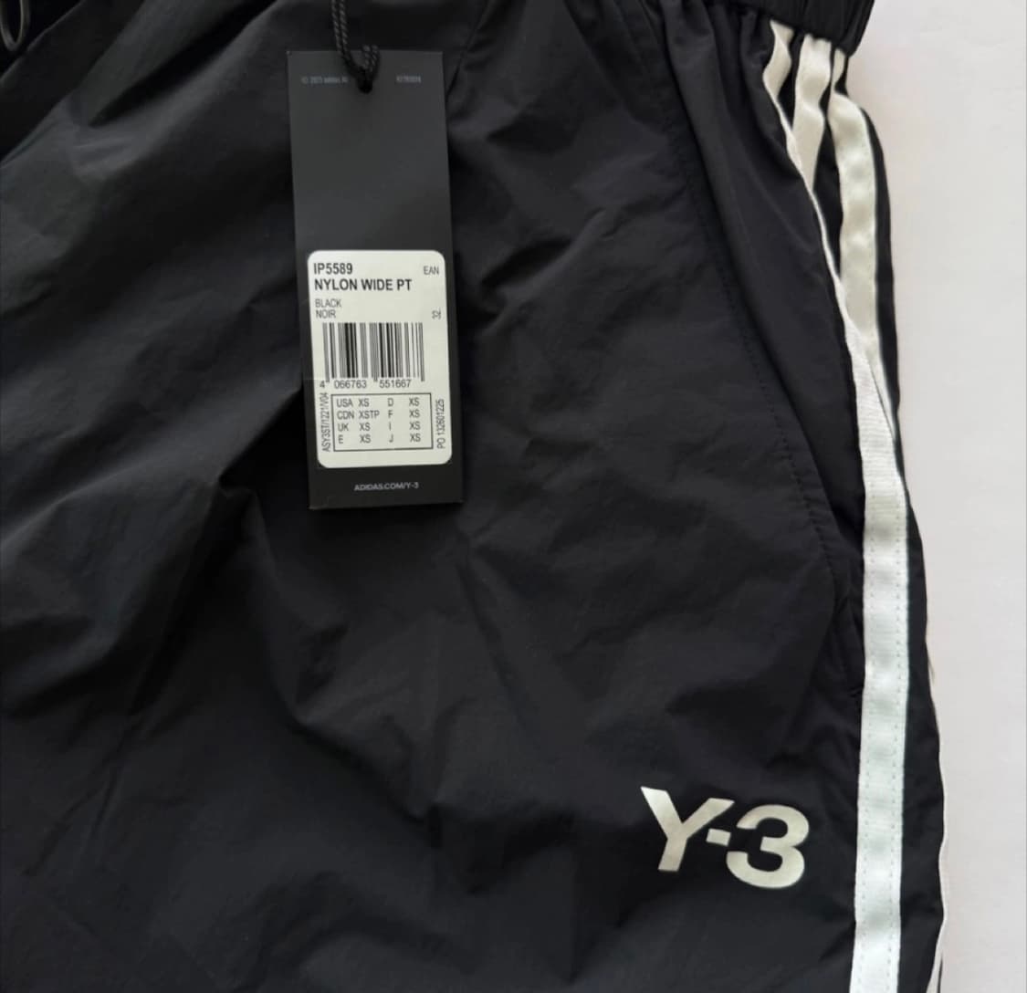 Y-3 와이드 나일론 팬츠 블랙 새상품 상품이미지2