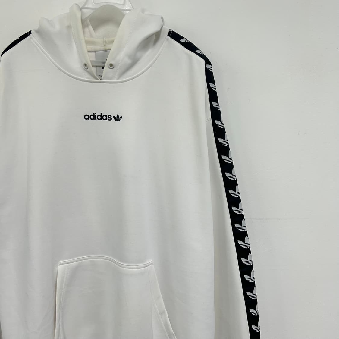 아디다스 화이트 후드티[1710] 상품이미지5